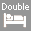 Двухспальная кровать и раскладной диван на двоих